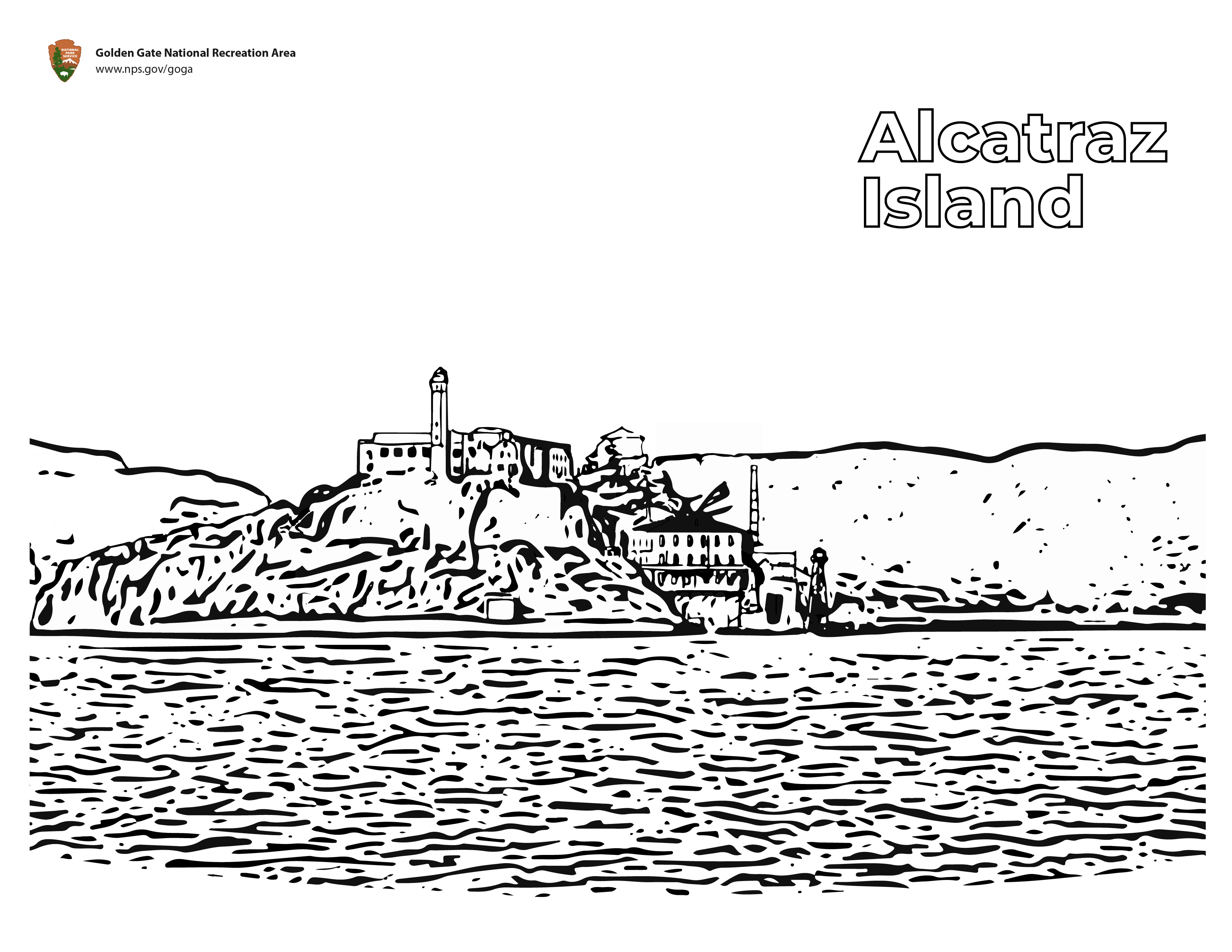 Coloring pages golden gate us national park service