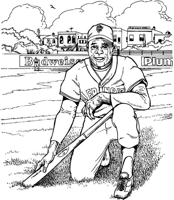 San francisco giants player baseball coloring page purple kitty