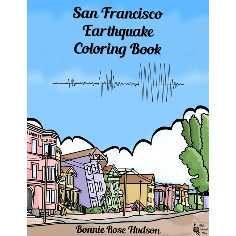 San francisco earthquake coloring book