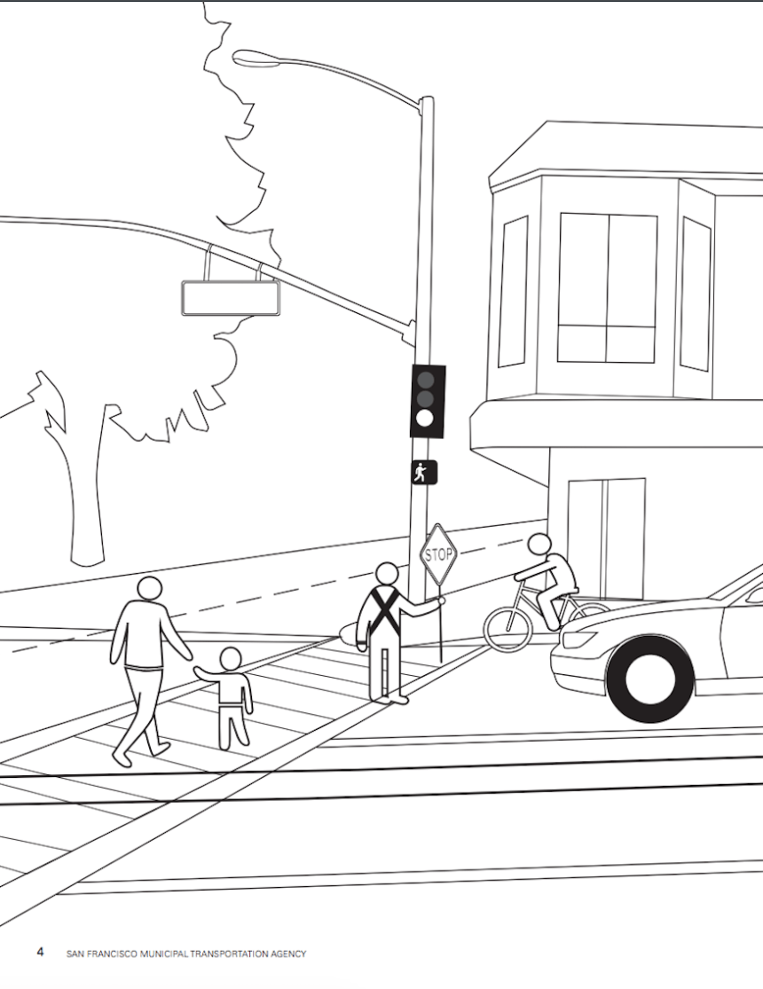 Sfmta releases safety coloring book â muni diaries