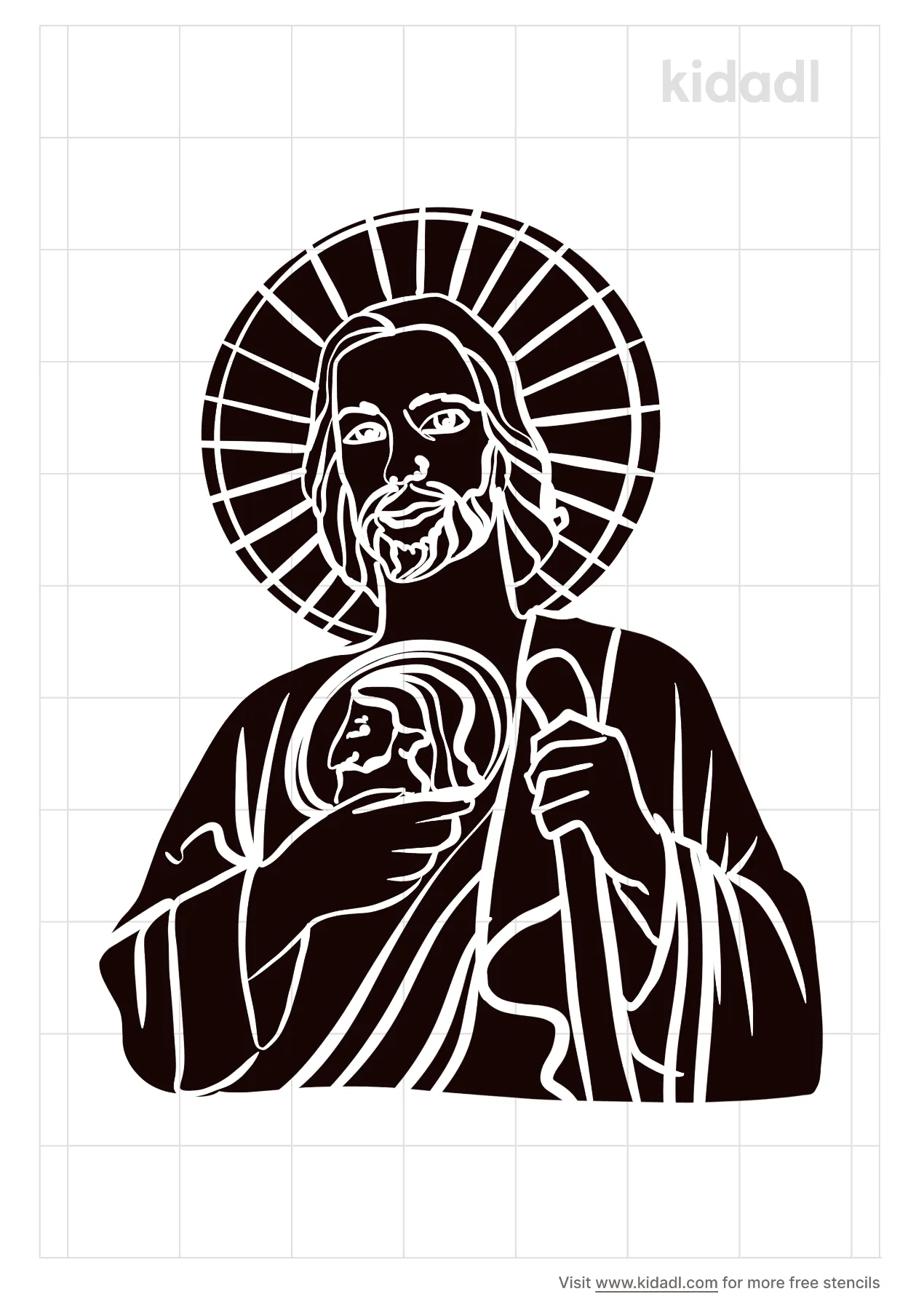 Free san judas tadeo stencil stencil printables