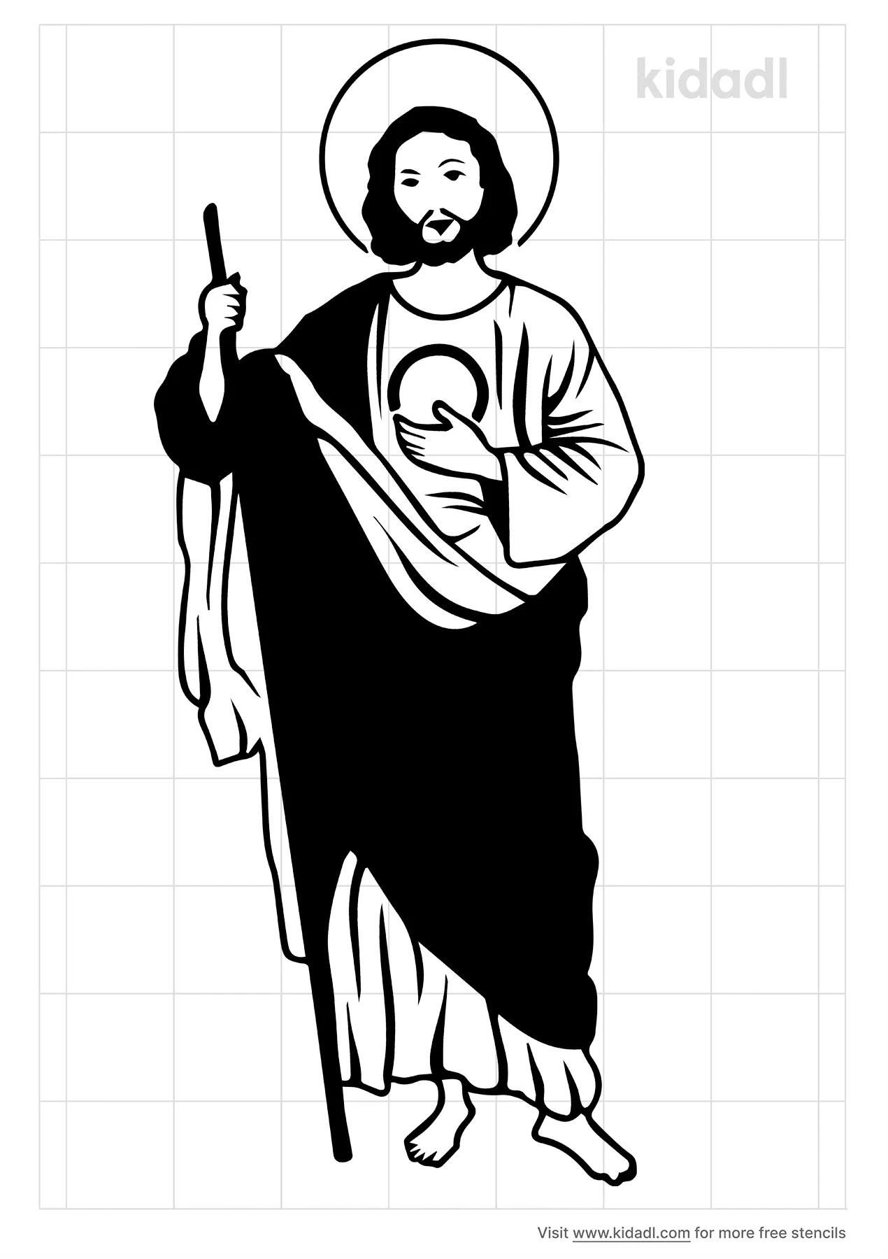 Free saint jude stencil stencil printables