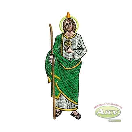 Saint jude thaddeus embroidery design