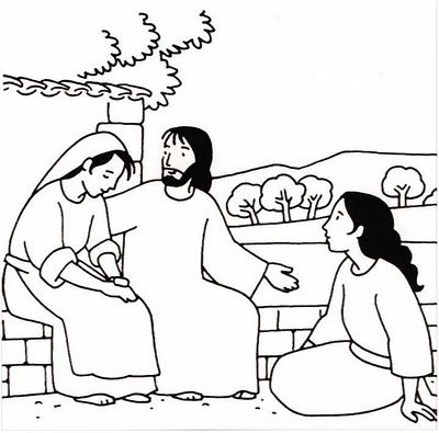 Mta y mãa bible coloring pages bible coloring my and mtha