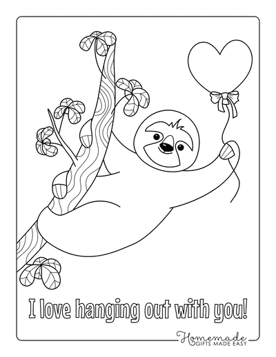 Free printable valentines day coloring pages