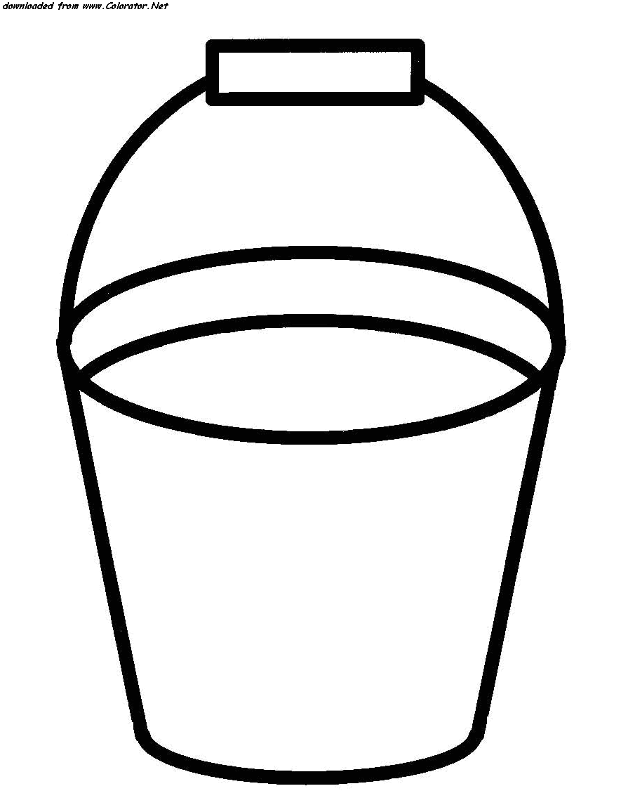 Free bucket coloring page download free bucket coloring page png images free cliparts on clipart library