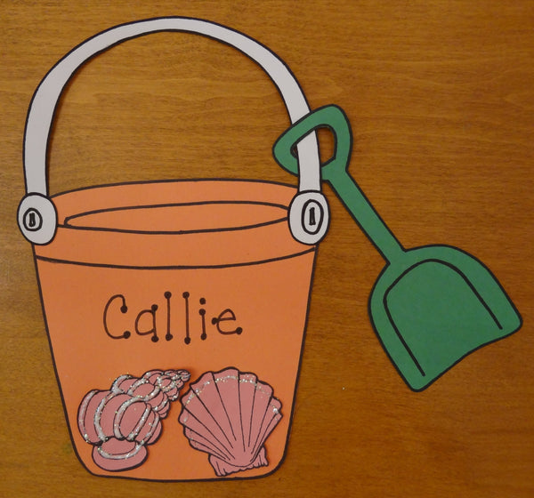 Cute beach pail shovel craft â