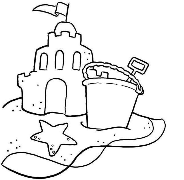 Sandcastle coloring page castle coloring page beach coloring pages coloring pages
