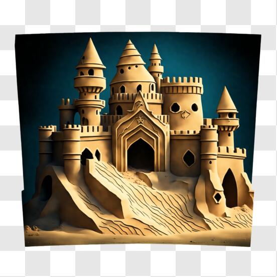 Sand castle png