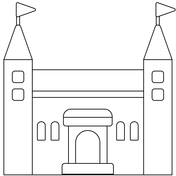 Castles coloring pages free printable pictures