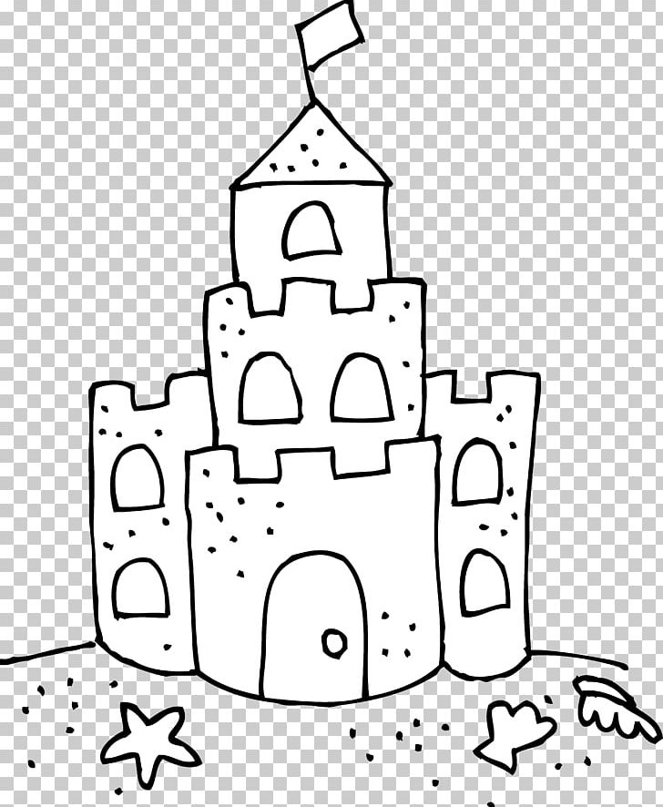 Sand art and play drawing coloring book png clipart area art black and white castle child