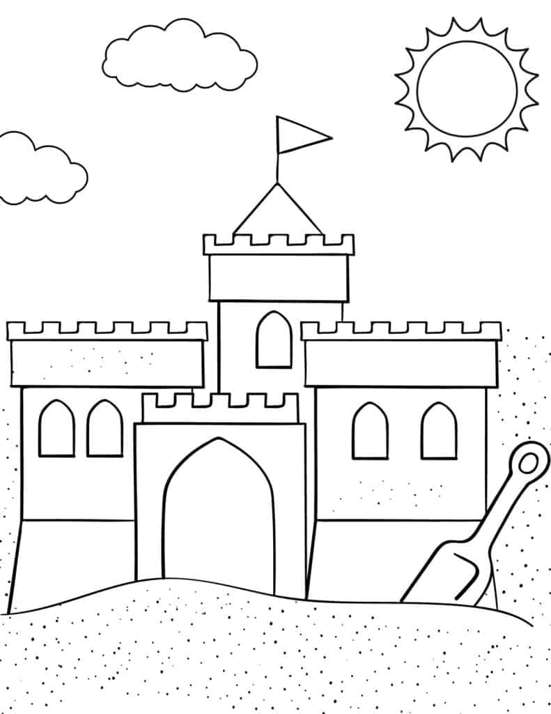 Free summer coloring pages for kids