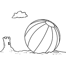 Top free printable beach ball coloring pages online