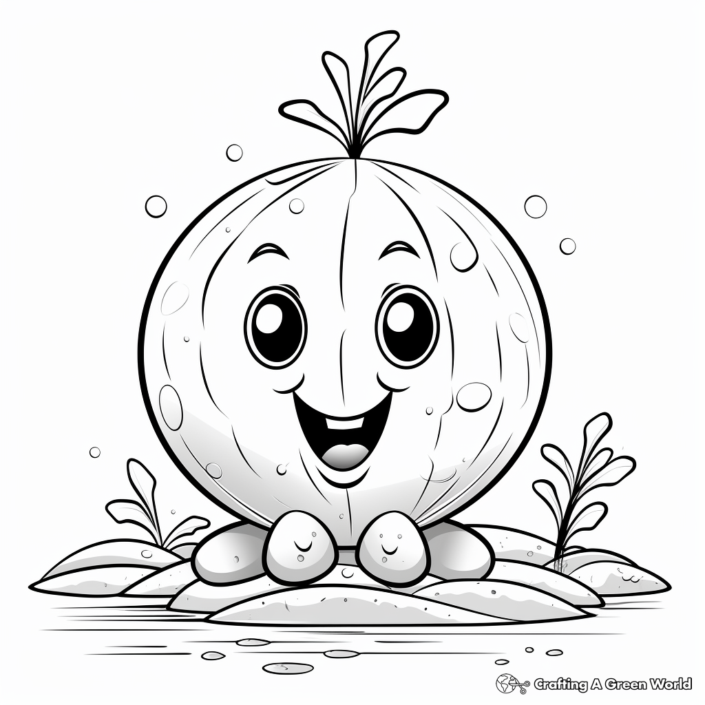 Sand dollar coloring pages