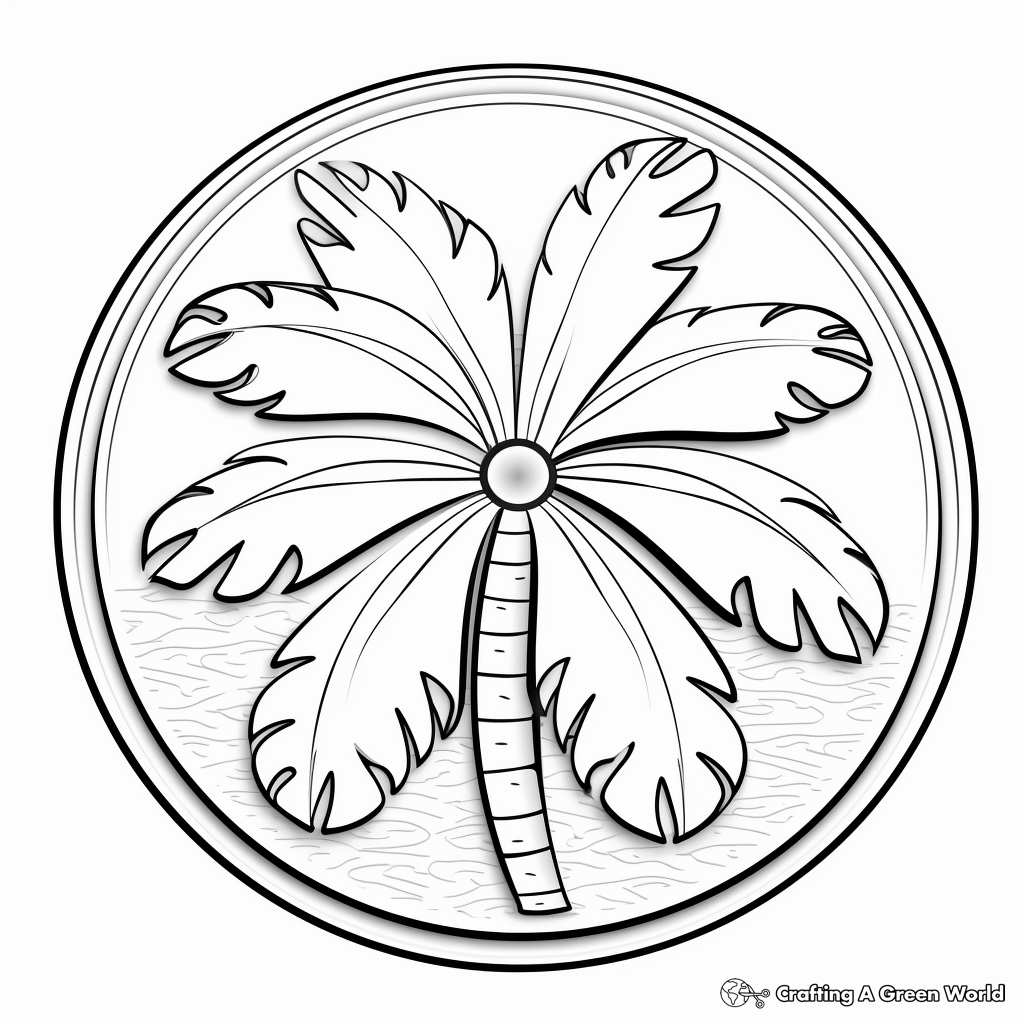 Sand dollar coloring pages