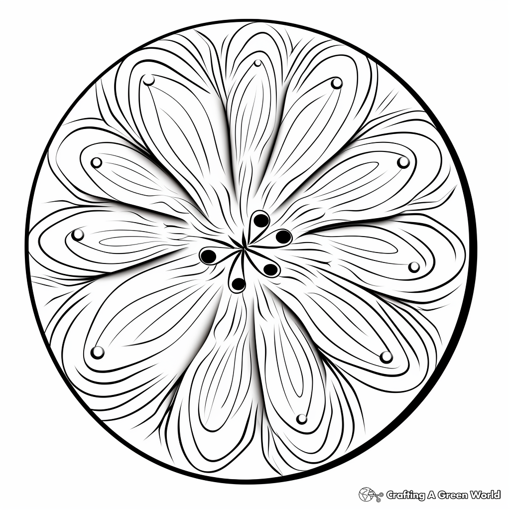 Sand dollar coloring pages