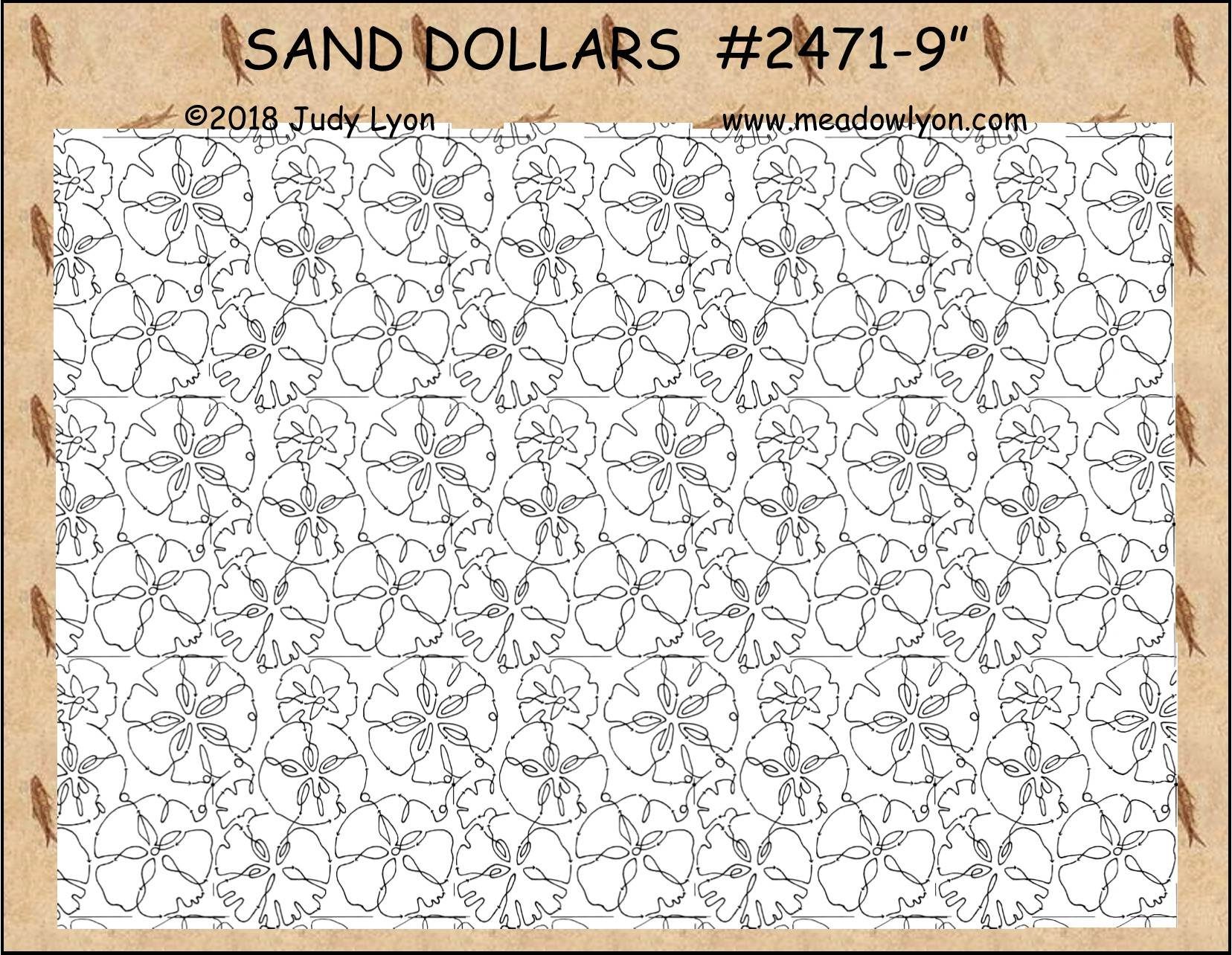 Sand dollars â interlocking â designs