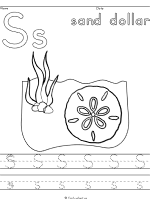 Sand dollar coloring pages and printable activities