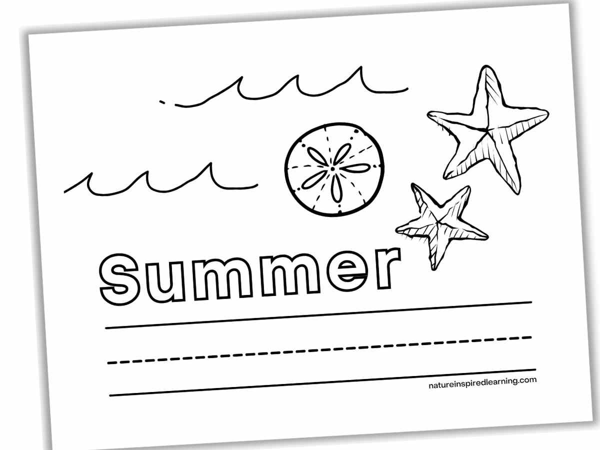 Summer coloring pages