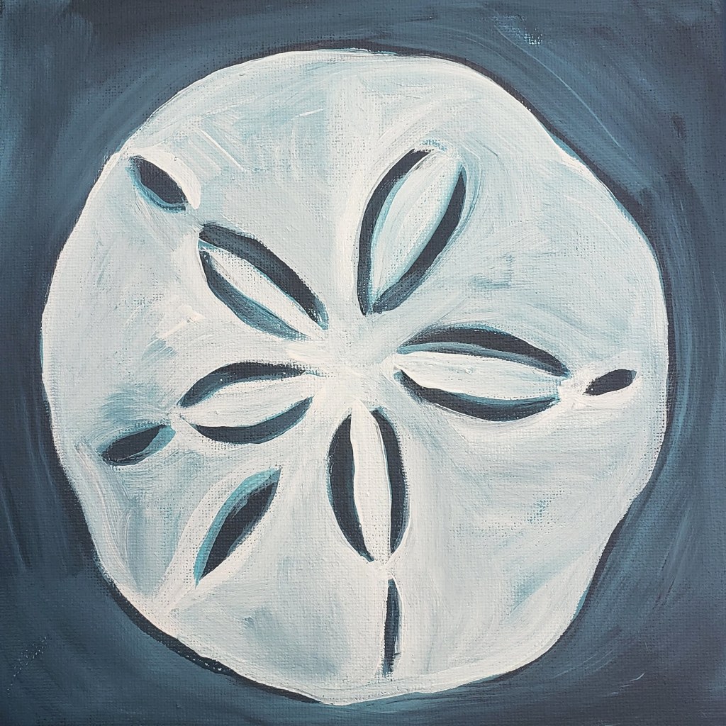 Sand dollar painting â art room happenings