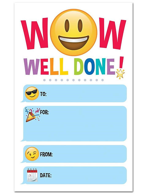 Emoji fun well done award mysite