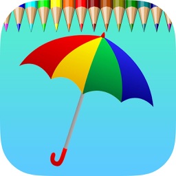 Umbrella coloring book free games foe kids learn to paint umbrellas and shoes by marut srimarueang