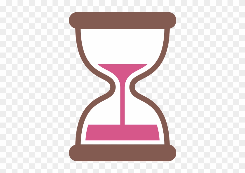 Hourglass with flowing sand emoji