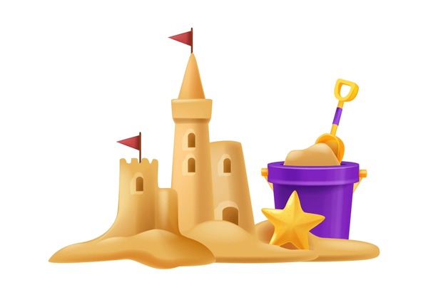 Thousand clipart kids sand royalty