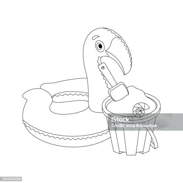 Coloring page black and white vector illustration birthday cake for antistress books stock illustration