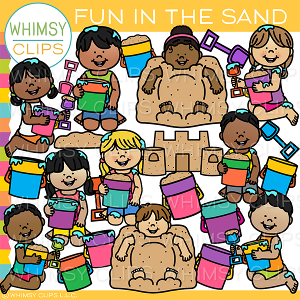 Boy at sand table clip art â whimsy clips