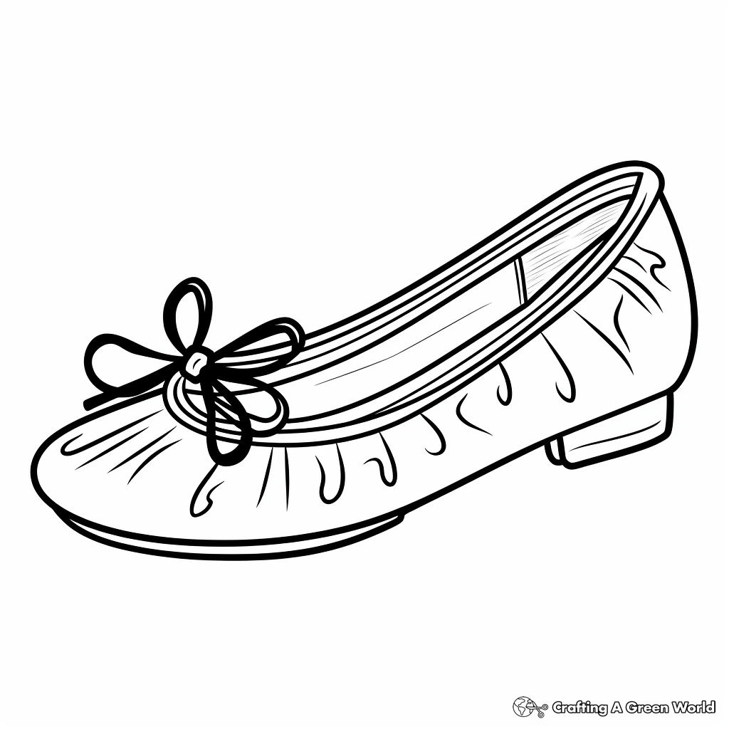 Shoe coloring pages