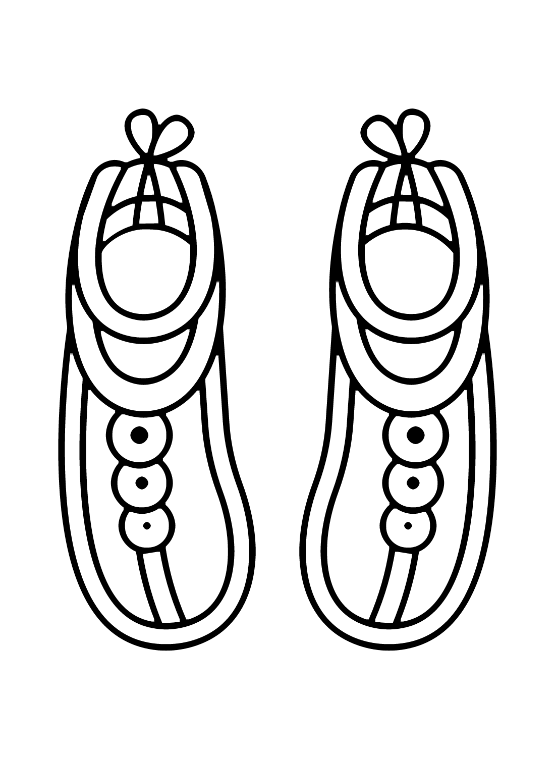 Sandals coloring pages