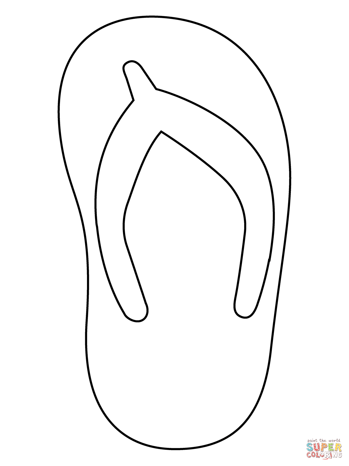 Thong sandal emoji coloring page free printable coloring pages