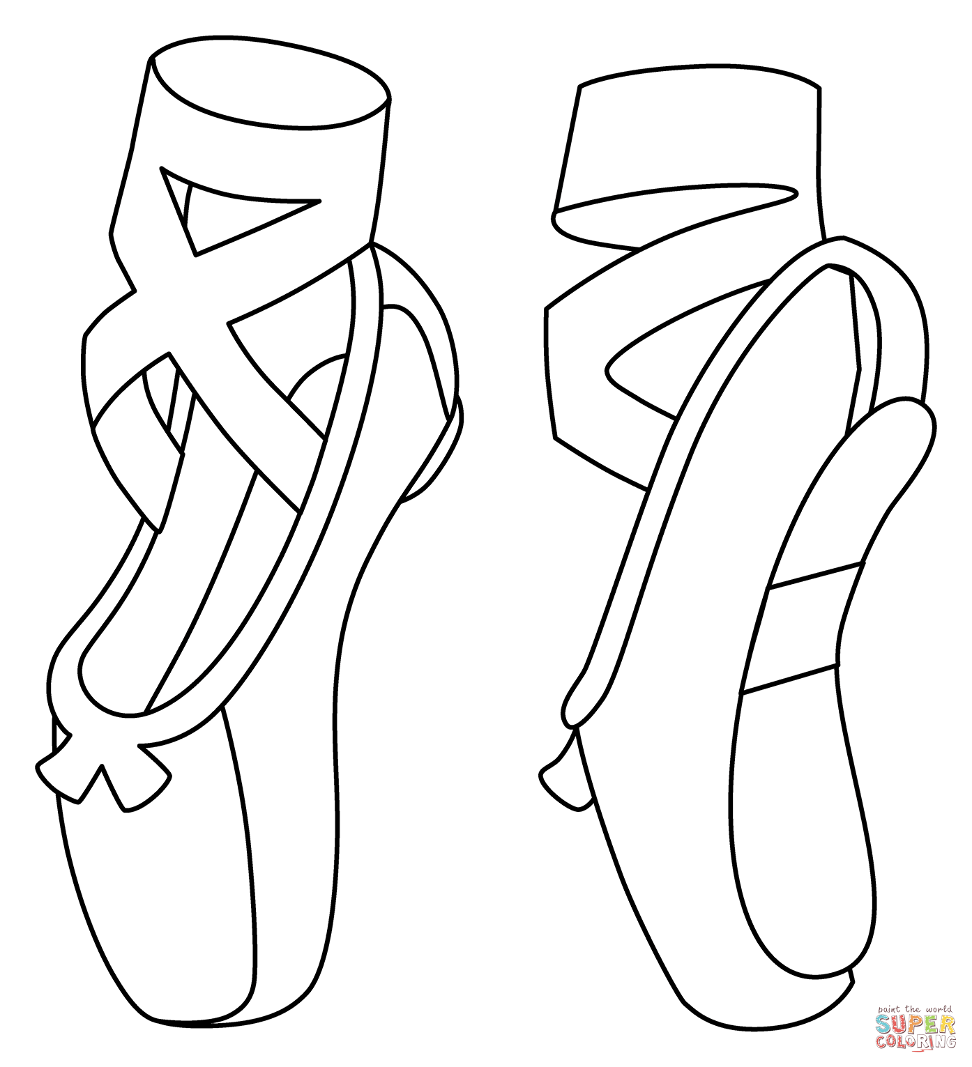 Ballet shoes emoji coloring page free printable coloring pages