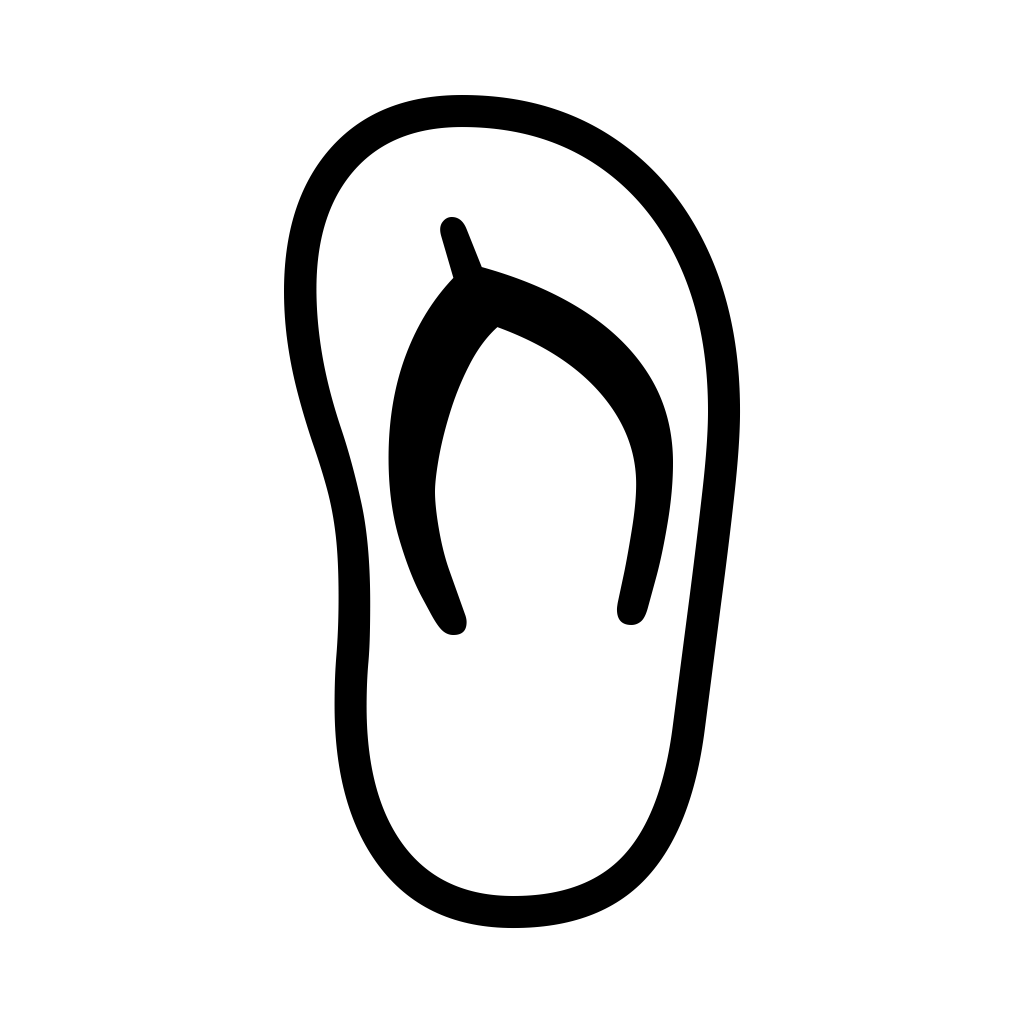 Ð thong sandal emoji