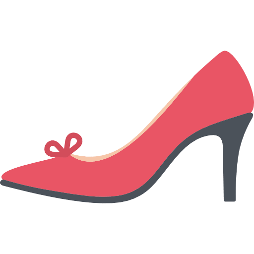 Heel sandal color icon png and svg vector free download