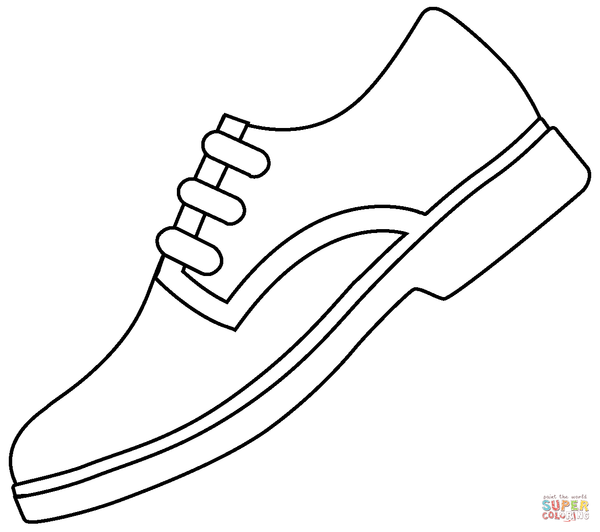 Mens shoe emoji coloring page free printable coloring pages