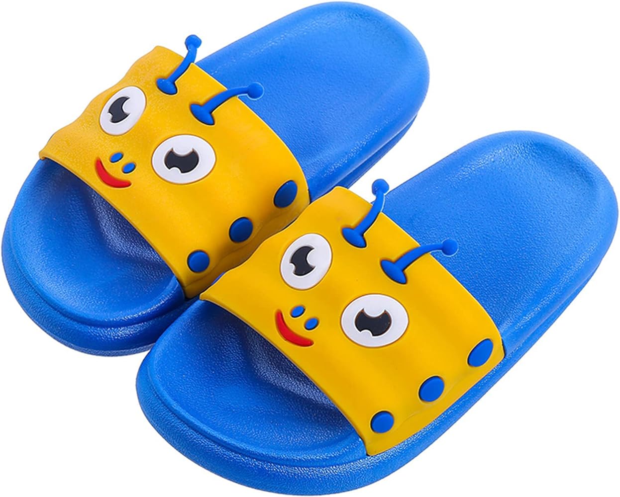 Akiwos home cute cartoon for flip flops little kids baby boys girls summer beach sandals rubber sole slipper shoes sandals