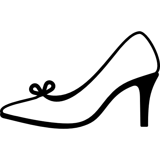 Heel sandal outline icon png and svg vector free download