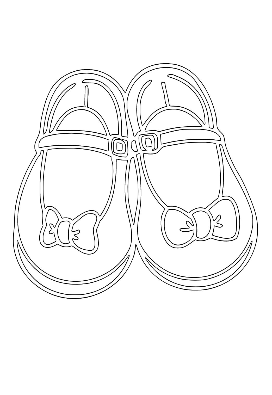 Free printable shoe sandals coloring page sheet and picture for adults and kids girls and boys