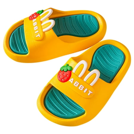 Kids slide sandals cute non