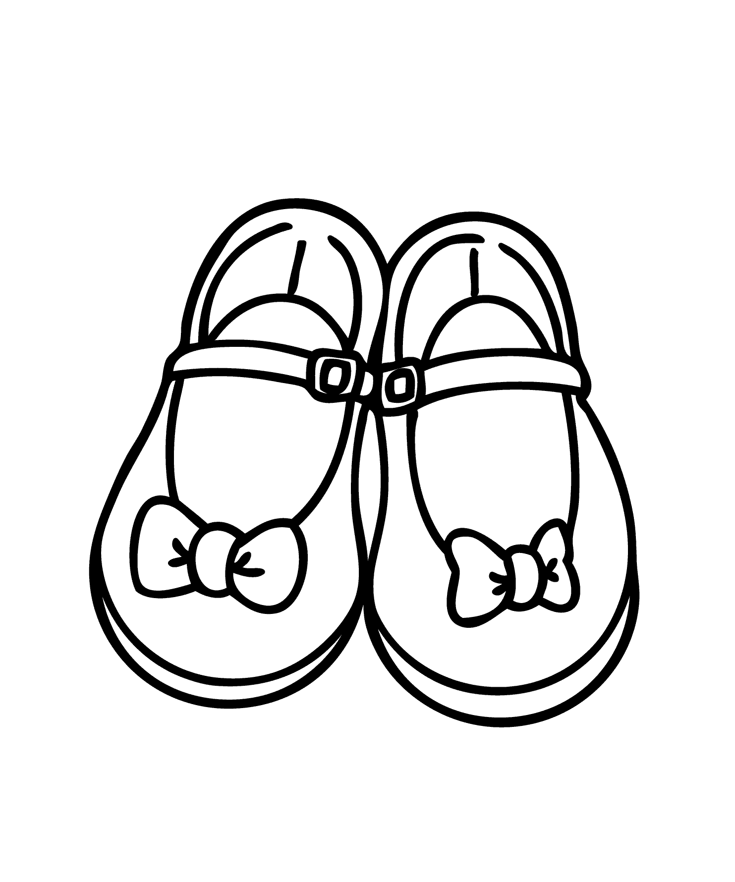 Shoes coloring pages