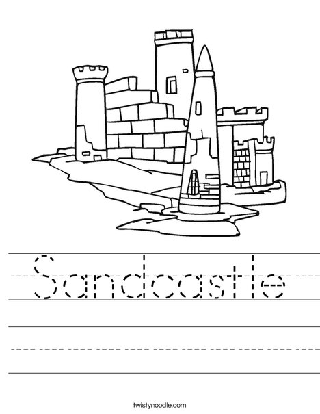 Sandcastle worksheet