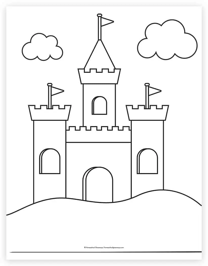 Beach coloring pages for kids to print for free