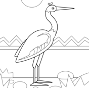 Cranes coloring pages free coloring pages