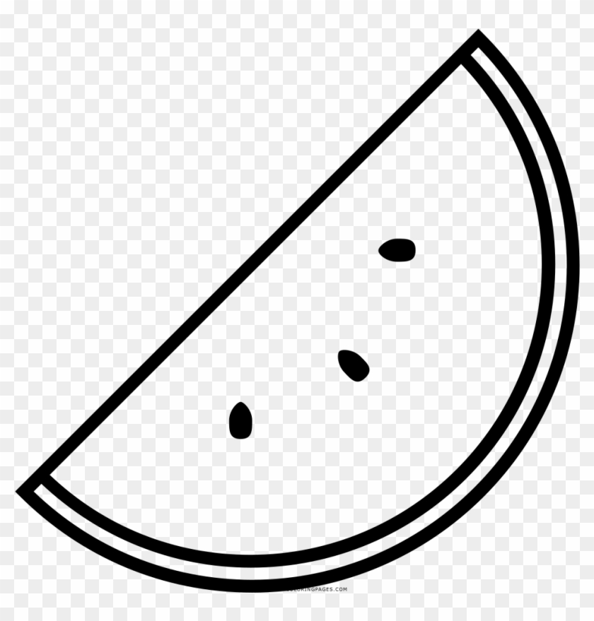 Watermelon coloring page