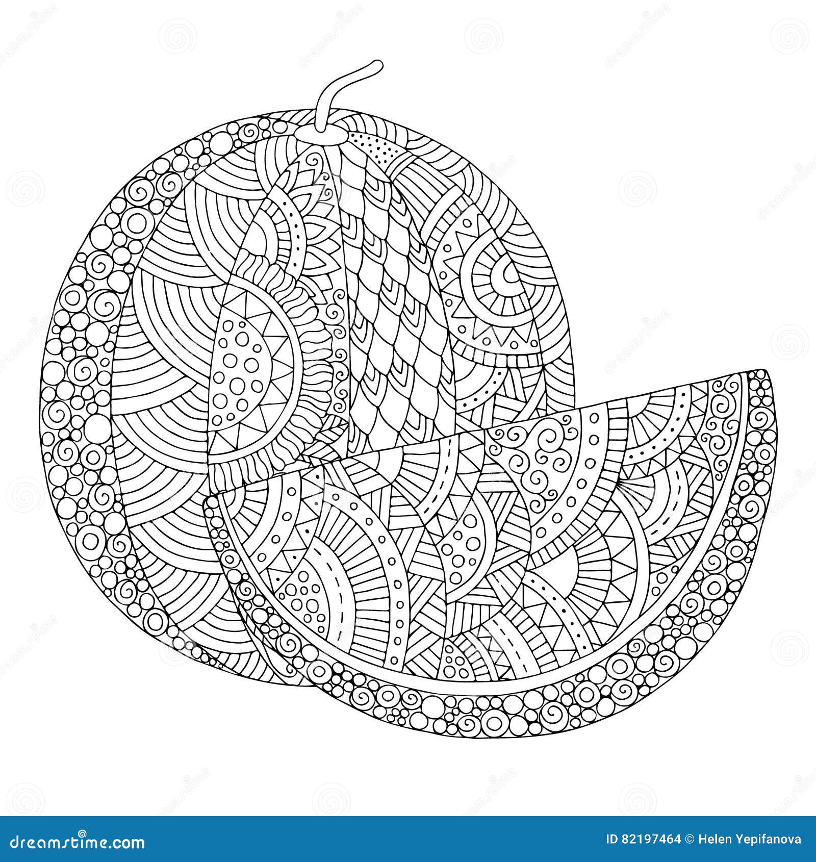 Zentangle fruit background stock illustrations â zentangle fruit background stock illustrations vectors clipart