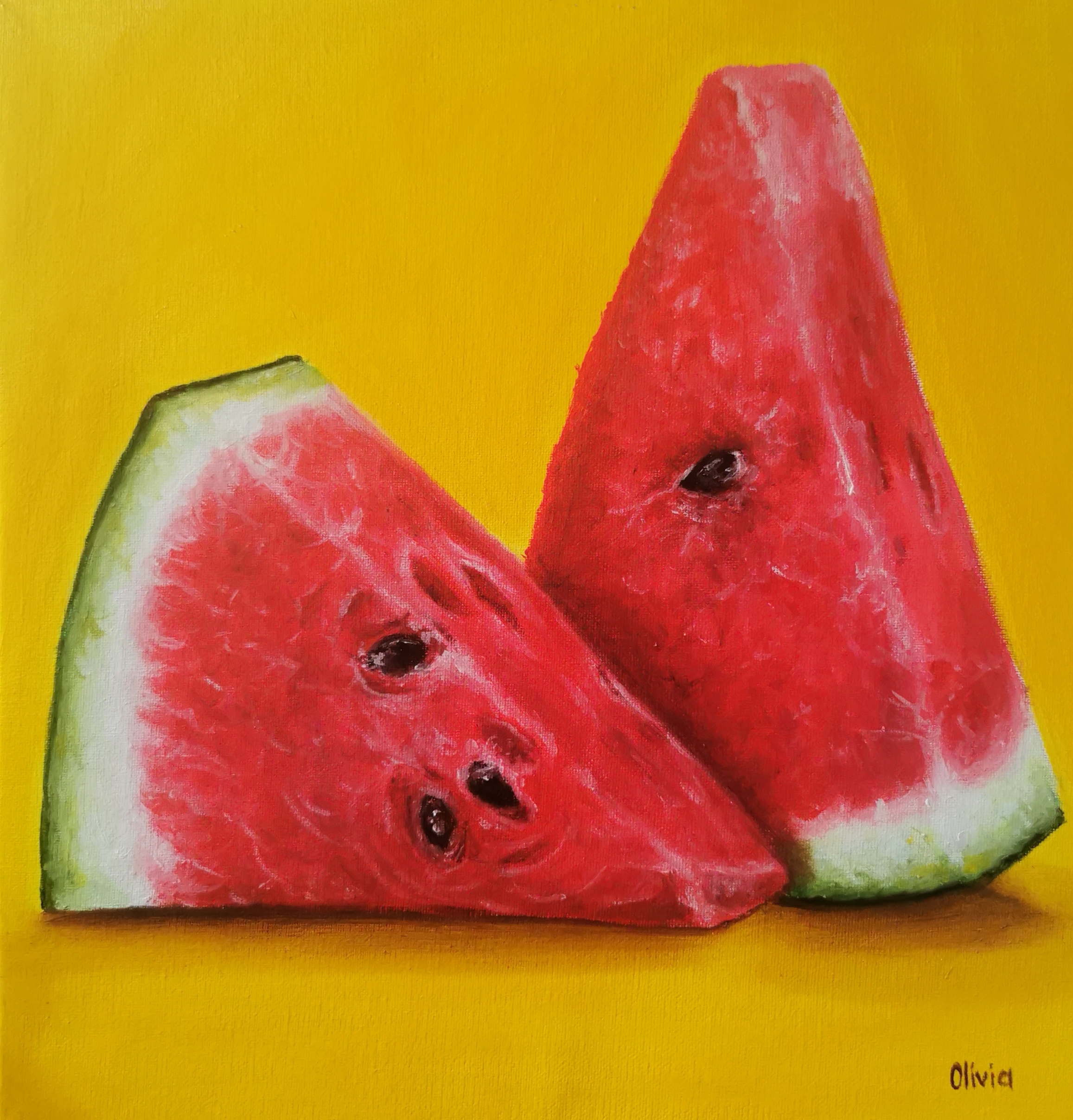 Watermelon original painting oil on canvas buy paintings