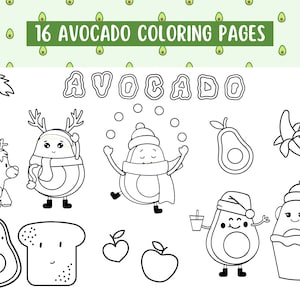 Avocado coloring