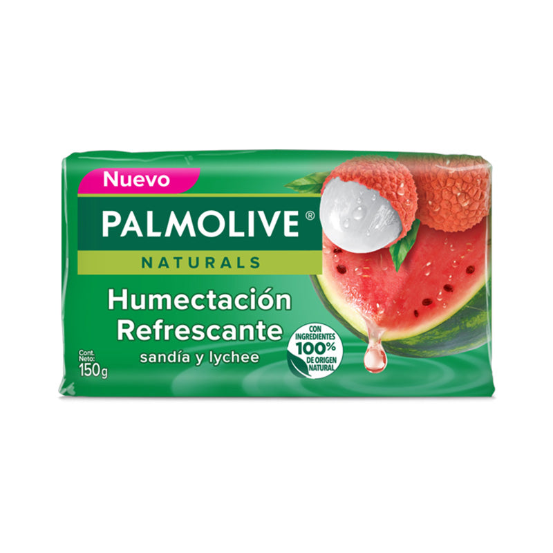 Palmolive humectacion refrescante sandia y lychee bar soap g â